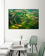 Obraz Pohľad na polia z výšky zs1275